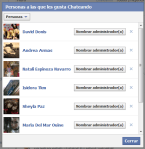 Administradores de Facebook