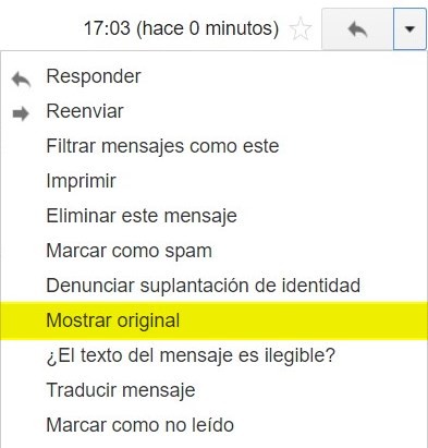Comprobación DKIM SPF