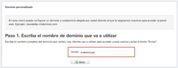 Validación Dominio en Mailrelay